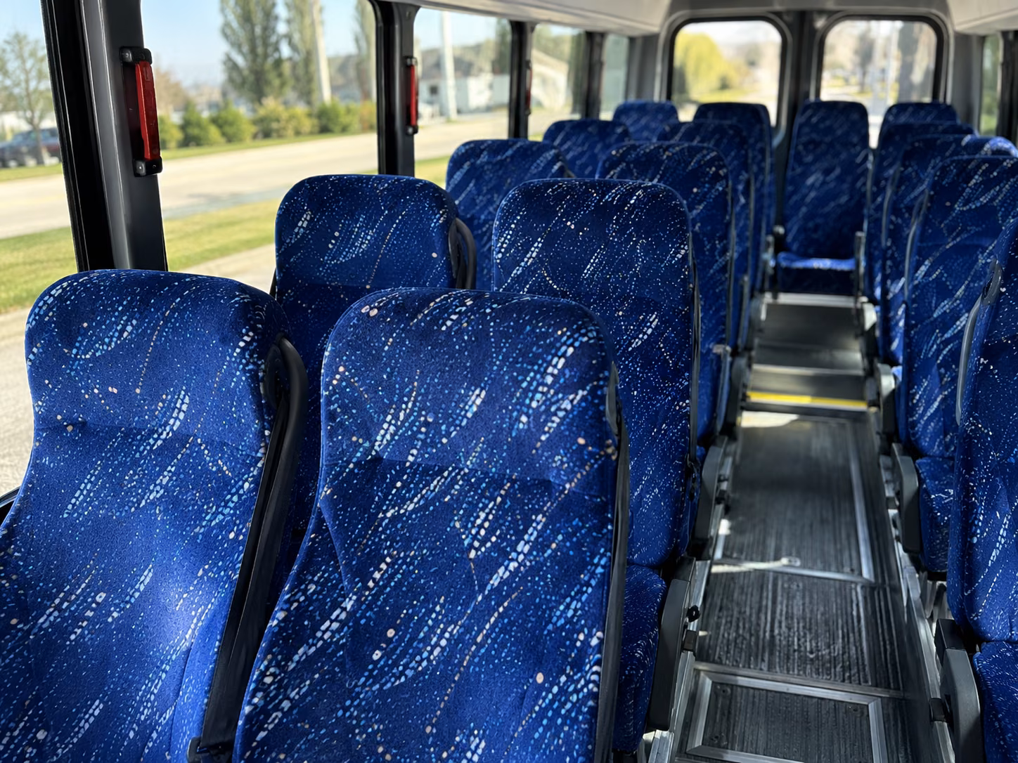 coral springs 20 passenger minibus interior