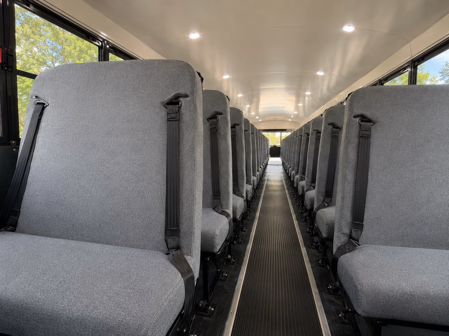 coral springs school bus inside